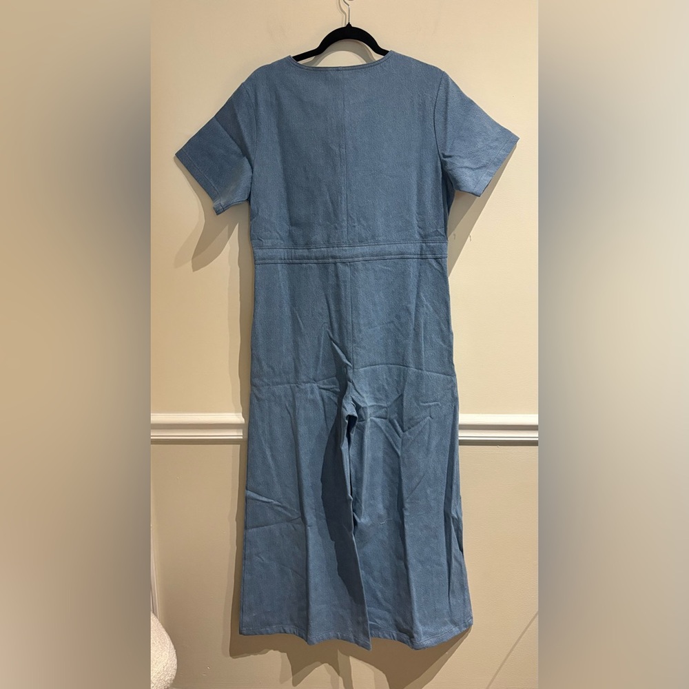 Olivia by LIVRO Denim Farrah Jumpsuit Size Small NWT - Picture 4 of 6